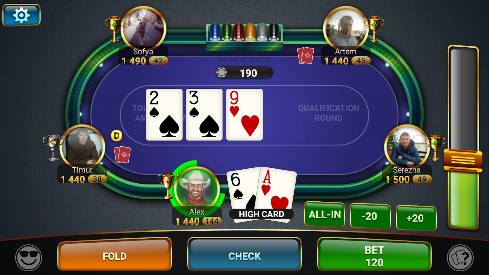 Live poker